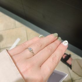 【TOWA(永遠)の口コミ】 シンプルで可愛い。あまり派手すぎないシンプルなものが良かったので、結…