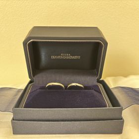 【銀座ダイヤモンドシライシの口コミ】 指輪のデザインはかわいくて、二人のお気に入りの指輪です。男性の指輪は…