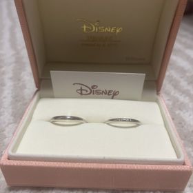 【ケイウノ ブライダル(K.UNO BRIDAL)の口コミ】 ディズニーデザインの美女と野獣モデルの内側がプラチナではなくピンクゴ…