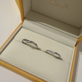 【ケイウノ ブライダル(K.UNO BRIDAL)の口コミ】 結婚指輪はセミオーダー、婚約指輪はディズニーデザインのオーダーでお願…