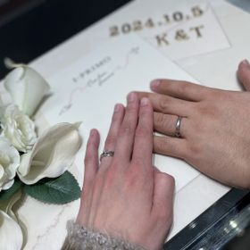 【アイプリモ(I-PRIMO)の口コミ】 AI診断があり2人の指に合う指輪が同じと言う事でこれが良いね！という感じ…