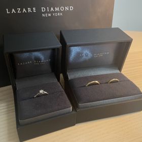 【ラザール ダイヤモンド(LAZARE DIAMOND)の口コミ】 元々セット（ペア）になっているリングではなく、それぞれが似合う指輪を…
