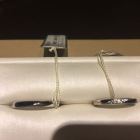 【Ponte Vecchio(ポンテヴェキオ)の口コミ】 ダイヤしっかり入っているのに、デザインがさりげないのが気に入り、試着…