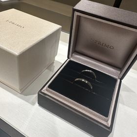 【アイプリモ(I-PRIMO)の口コミ】 はじめはシンプルなリングを探していたのですが、ウェーブのリングに一目…