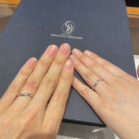 【銀座ダイヤモンドシライシの口コミ】 元々はストレートのシンプルなデザインのもので購入を検討していましたが…