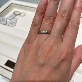 【MIKIMOTO(ミキモト)の口コミ】 シンプルでダイヤモンドが入っているものが気になっていました。太さもち…