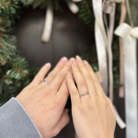 【鎌倉彫金工房の口コミ】 私が、クリア仕立てか槌目で迷っていたところ、スタッフの方のアドバイス…