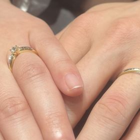 【ケイウノ ブライダル(K.UNO BRIDAL)の口コミ】 セットリングで購入したので、お揃い感もあって、とってもお気に入りです…