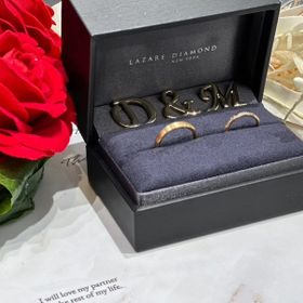 【ラザール ダイヤモンド(LAZARE DIAMOND)の口コミ】 新郎、新婦それぞれのわがままを叶えてもらいました。ペアではありません…