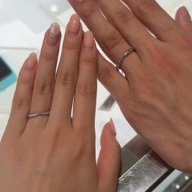 【ティファニー(Tiffany & Co.)の口コミ】 レディース側がインフィニティの指輪が良くティファニーにあるのを知って…