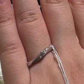 【TRECENTI(トレセンテ)の口コミ】 初めはフルエタニティリングやハーフエタニティリングを中心に試着しまし…