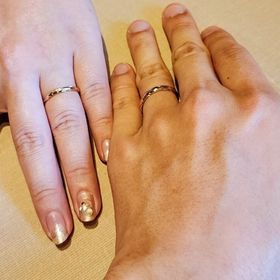 【出雲結(いずもゆい)の口コミ】 普通のストレートリングに近い、遊び心がある指輪を探していたところこち…