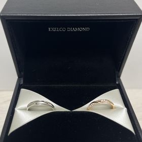 【エクセルコダイヤモンド(EXELCO DIAMOND)の口コミ】 ピンクゴールドへ変更して作っていただきました。
ダイヤもあるせいか、ピ…