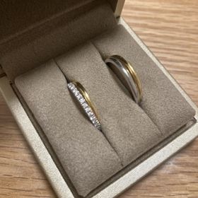 【和光ブライダルブティックギンザの口コミ】 ゴールドとプラチナが両方とも使われているデザインが気に入って決めまし…