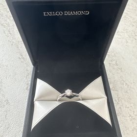 【エクセルコダイヤモンド(EXELCO DIAMOND)の口コミ】 婚約指輪にこだわりがあったので自分で選びたく店頭に直接見に行きました…