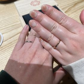 【出雲結(いずもゆい)の口コミ】 全部で8種類のコンセプトの指輪がありますが、少し太めの私たちの指にも違…