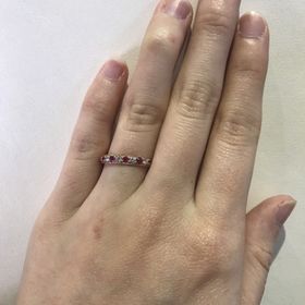 【Mori’s Ruby(モリスルビー)】の口コミ 一目惚れでした！ルビーの色に運命を感じて、彼もいいね！って勧めてくれま...