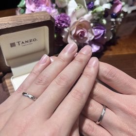 【TANZO.(鍛造指輪)の口コミ】 いくつか他のブランドを見た後の来店だったので2人でなんとなく指輪のイメ…