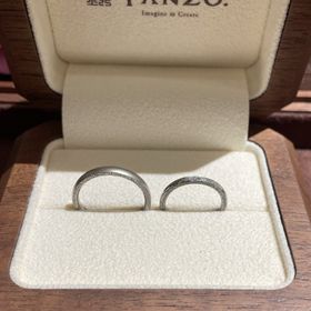 【TANZO.(鍛造指輪)の口コミ】 素材や断面形状、デザインなど全てを1から決めることができ、人と被らない…