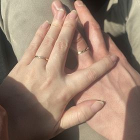 【Foulason(フレゾン)の口コミ】 シンプルにプラチナもいいかなと思いましたが、オプションでピンクゴール…