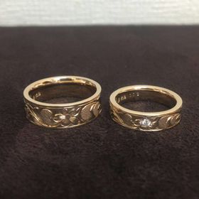 【Makana(マカナ)の口コミ】 ハワイが大好きで、結婚指輪は絶対ハワイアンジュエリーと決めていました…