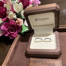 【TANZO.(鍛造指輪)の口コミ】 フルオーダーで1から自分たちの理想の指輪が作れ、職人さんの手作りの高品…