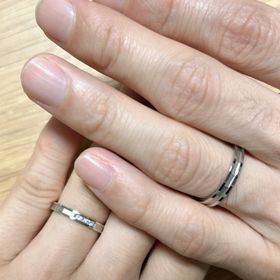 【PILOT BRIDAL(パイロットブライダル)の口コミ】 付け心地もよくて、真ん中にダイヤも入っているデザインが気に入っていま…