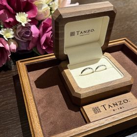 【TANZO.(鍛造指輪)の口コミ】 鍛造製法で職人さんが1つひとつ丁寧に作ってくださるので、世界にひとつだ…