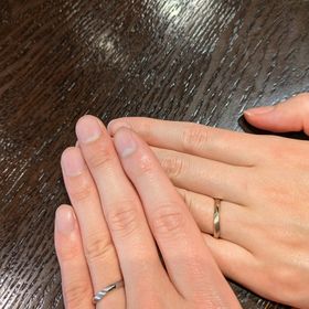 【TANZO.(鍛造指輪)の口コミ】 「入籍指輪」であらかじめサイズを確認できるので、安心してサイズを選べ…