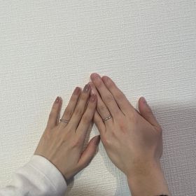 【銀座ダイヤモンドシライシの口コミ】 シンプルで着け心地が良いので、長く使えるものを選びました。(1番細く、…