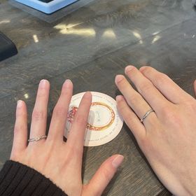 【ケイウノ ブライダル(K.UNO BRIDAL)の口コミ】 指輪の着け心地はよく、他ブランドとの違いは正直わからなかった。メンズ…