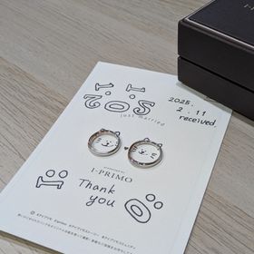 【アイプリモ(I-PRIMO)の口コミ】 ウェーブが特徴的なデザインです。
ダイヤは女性用に7つ（北斗七星を象徴…