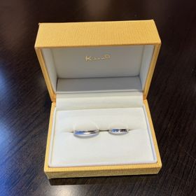 【ケイウノ ブライダル(K.UNO BRIDAL)の口コミ】 シンプルだけではなく輝きがあり特別感もあります。
どこでも毎日つけやす…