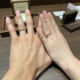 【TANZO.(鍛造指輪)の口コミ】 ブランド名にもなっている、こだわりの「鍛造製法」で作られた指輪！2人と…