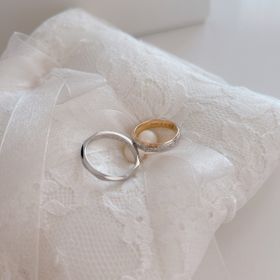 【エクセルコダイヤモンド(EXELCO DIAMOND)の口コミ】 同じシリーズの中で好きなデザインをそれぞれ選びました。私はプラチナと…