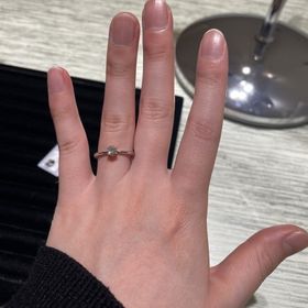 【TRECENTI(トレセンテ)の口コミ】 とにかく付け心地がとても良かったです！試着した状態でダイヤの説明など…