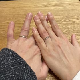 【BONDS(ボンズ)の口コミ】 外側がプラチナ、内側がピンクゴールドのものです。外から見るとプラチナ…