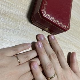 【カルティエ(Cartier)の口コミ】 私は、もともと金のリングが良いと思っていたので、このリングを見て一目…