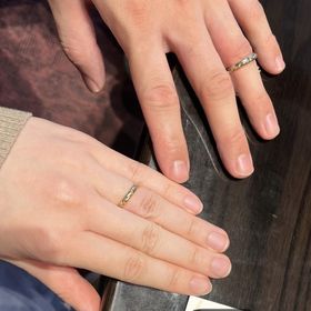 【ケイウノ ブライダル(K.UNO BRIDAL)の口コミ】 自分の好きな物を身につけたいと思いこちらの商品を選びました。はちみつ…