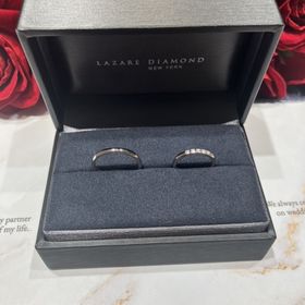 【ラザール ダイヤモンド(LAZARE DIAMOND)の口コミ】 飽きがこないデザインでオススメです。バツイチで指輪の購入は二度目なの…