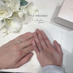【アイプリモ(I-PRIMO)の口コミ】 指輪は【ノクターナルコンビ】にしました。ハンド診断をしてもらい、お互…