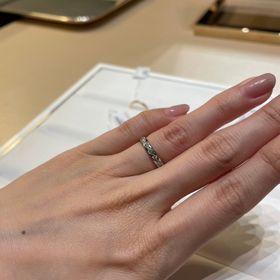 【シャネル(CHANEL)の口コミ】 CHANELで有名なキルティング模様をモチーフとした、ココクラッシュの指輪…