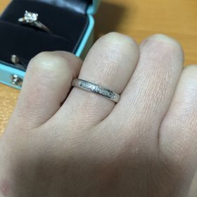 【ティファニー(Tiffany & Co.)の口コミ】 最初はシンプルで何もデザインのないものを予定していましたが、色々とじ…