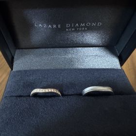 【ラザール ダイヤモンド(LAZARE DIAMOND)の口コミ】 もともとプラチナだったものをピンクゴールドに変更しました。肌馴染みが…