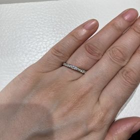 【和光ブライダルブティックギンザの口コミ】 とても素敵なハーフエタニティでした。そこまで期待をせずに行ったお店で…