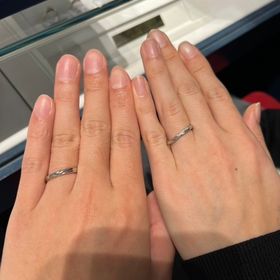 【銀座ダイヤモンドシライシの口コミ】 付け心地がつるんと入りやすく長くつけていくのにとても向いている指輪だ…