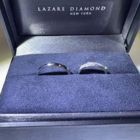 【ラザール ダイヤモンド(LAZARE DIAMOND)の口コミ】 ウェーブが綺麗で、真上からだけでなくどの角度から見てもキラキラダイヤ…