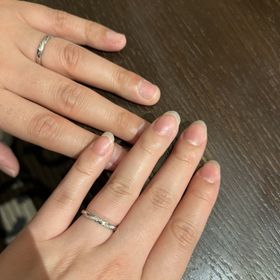 【TANZO.(鍛造指輪)の口コミ】 指輪のデザインはたくさんあるサンプルから選んでお互いにタイプのものを…