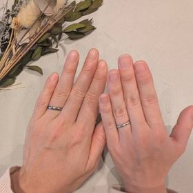 【atelier CraM(アトリエ クラム)の口コミ】 デザインから素材、刻印まで、自分達のこだわりをいっぱいつめこんだ指輪…