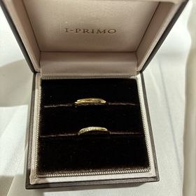 【アイプリモ(I-PRIMO)の口コミ】 15石のダイヤがキラキラとしていて、試着時から見惚れてしまうほど可愛か…